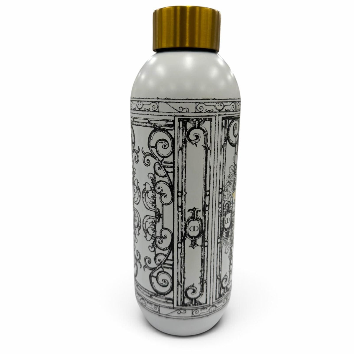 Dior Water Bottle Stainless Steel CD Logo Tumbler Ivory Gold — view 4