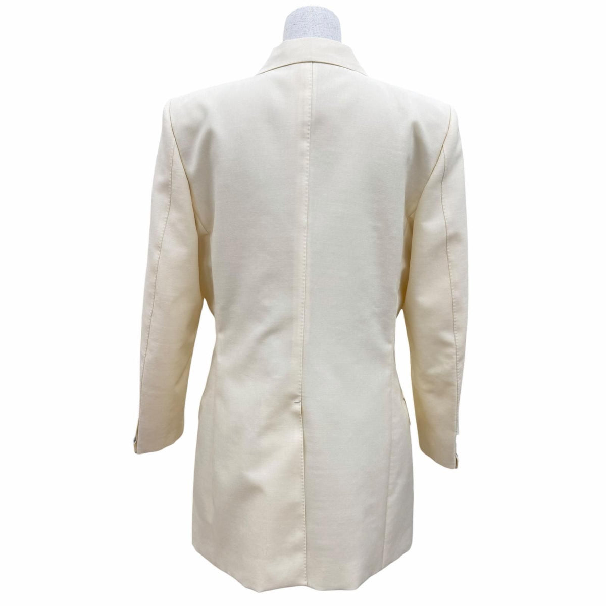 Gucci Mohair Blend Double-breasted Ouren Jacket Ivory Black 42 — view 4