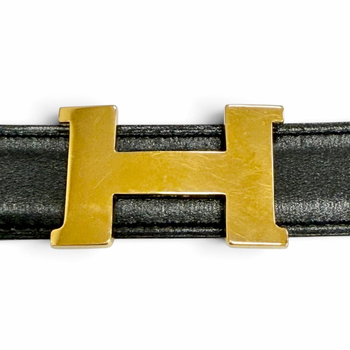 Hermes Vintage Gold Martin Margiela Era Mini Constance H Reversible Leather — view 7
