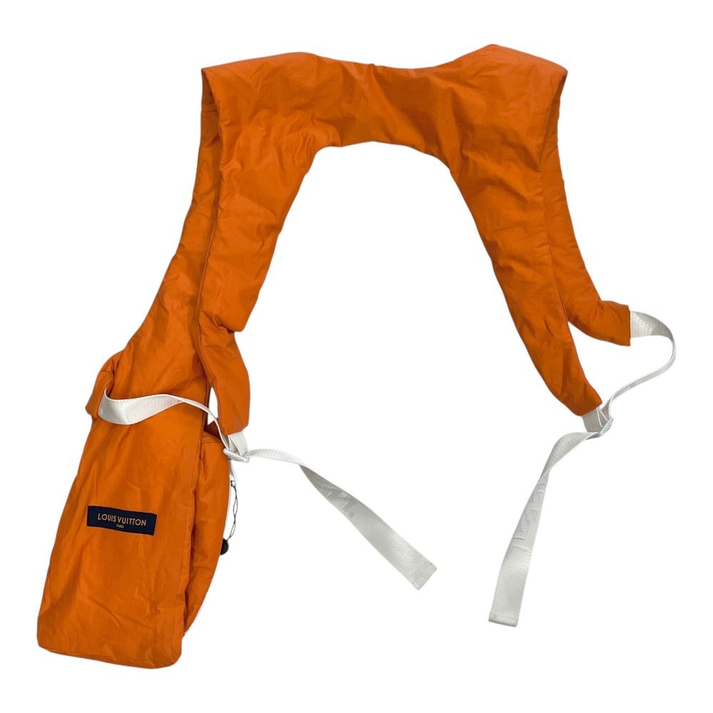 Louis Vuitton Padded Harness Asymmetric Vest 3D Pocket Virgil Abloh Orange — view 7