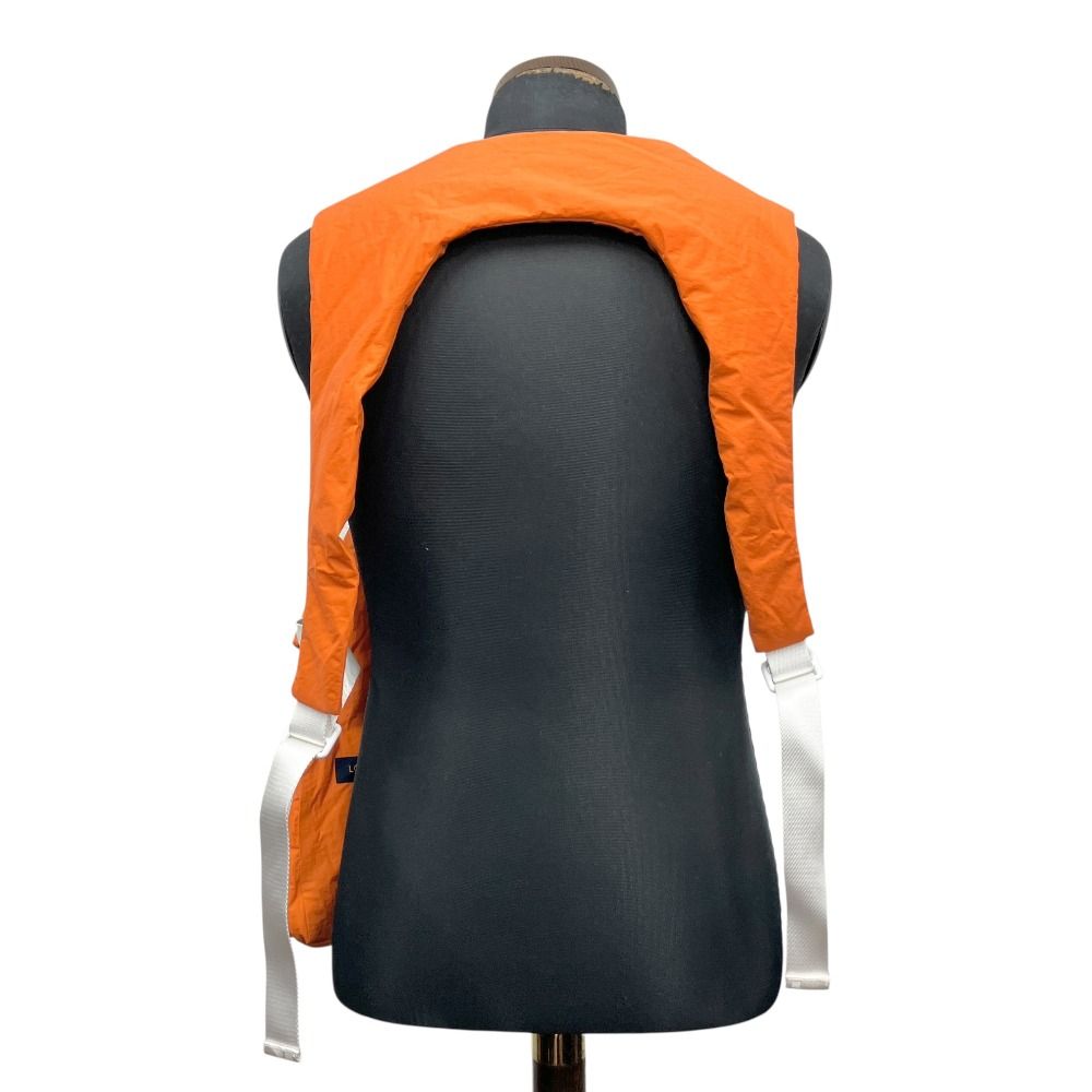 Louis Vuitton Padded Harness Asymmetric Vest 3D Pocket Virgil Abloh Orange — view 4