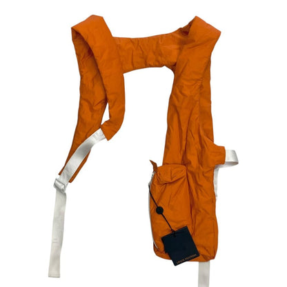 Louis Vuitton Padded Harness Asymmetric Vest 3D Pocket Virgil Abloh Orange