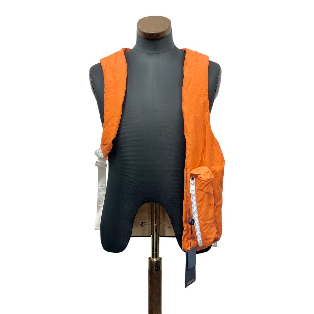 Louis Vuitton Padded Harness Asymmetric Vest 3D Pocket Virgil Abloh Orange — view 2