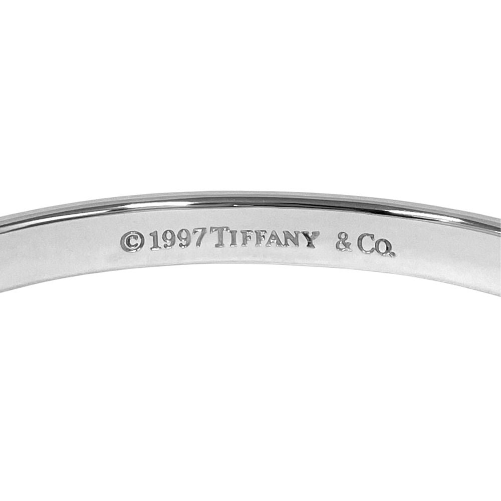 Tiffany & Co 1837 Narrow Bangle Bracelet Vintage Silver — view 5