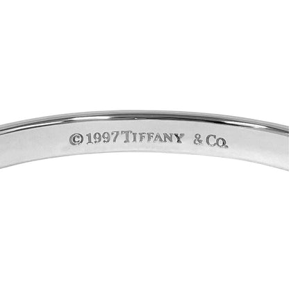 Tiffany & Co 1837 Narrow Bangle Bracelet Vintage Silver — view 5