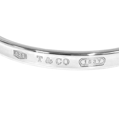 Tiffany & Co 1837 Narrow Bangle Bracelet Vintage Silver — view 4