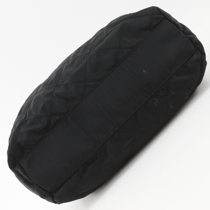 Prada Chain Shoulder Nylon Black Bag — view 8