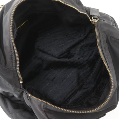 Prada Chain Shoulder Nylon Black Bag — view 5