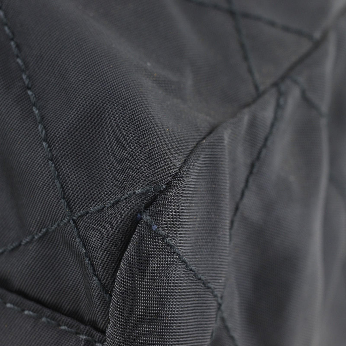 Prada Chain Shoulder Nylon Black Bag — view 4