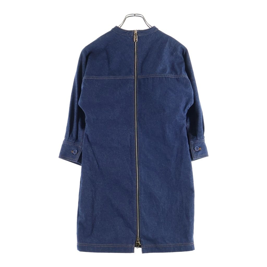 Fendi Blue Denim Mini Dress Indigo — view 2