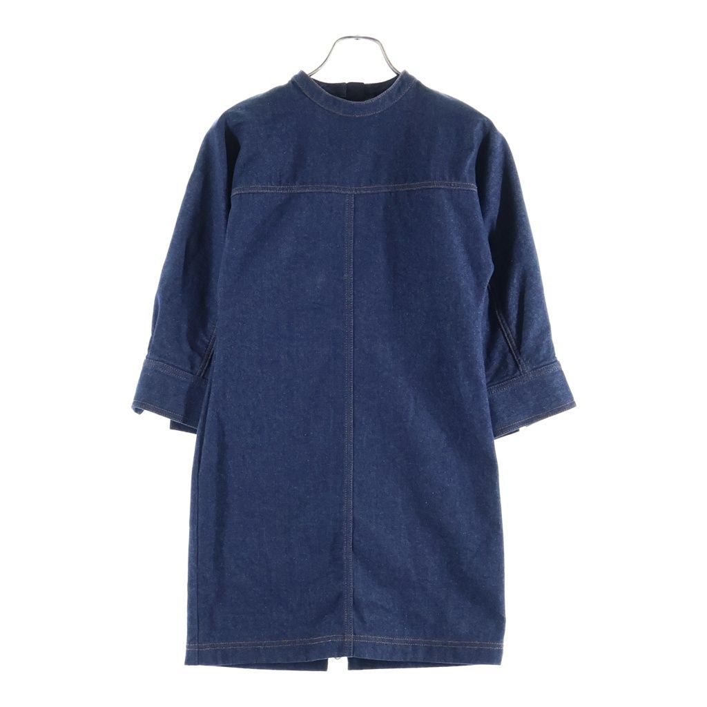 Fendi Blue Denim Mini Dress Indigo