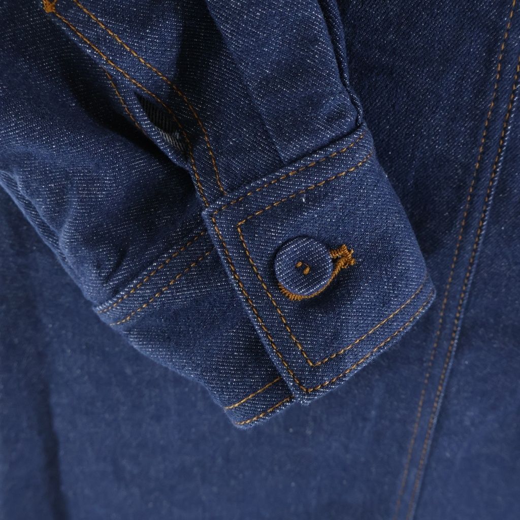 Fendi Blue Denim Mini Dress Indigo — view 4