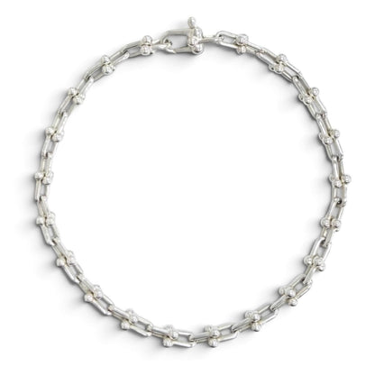 Tiffany & Co HardWear Microlink Bracelet Silver