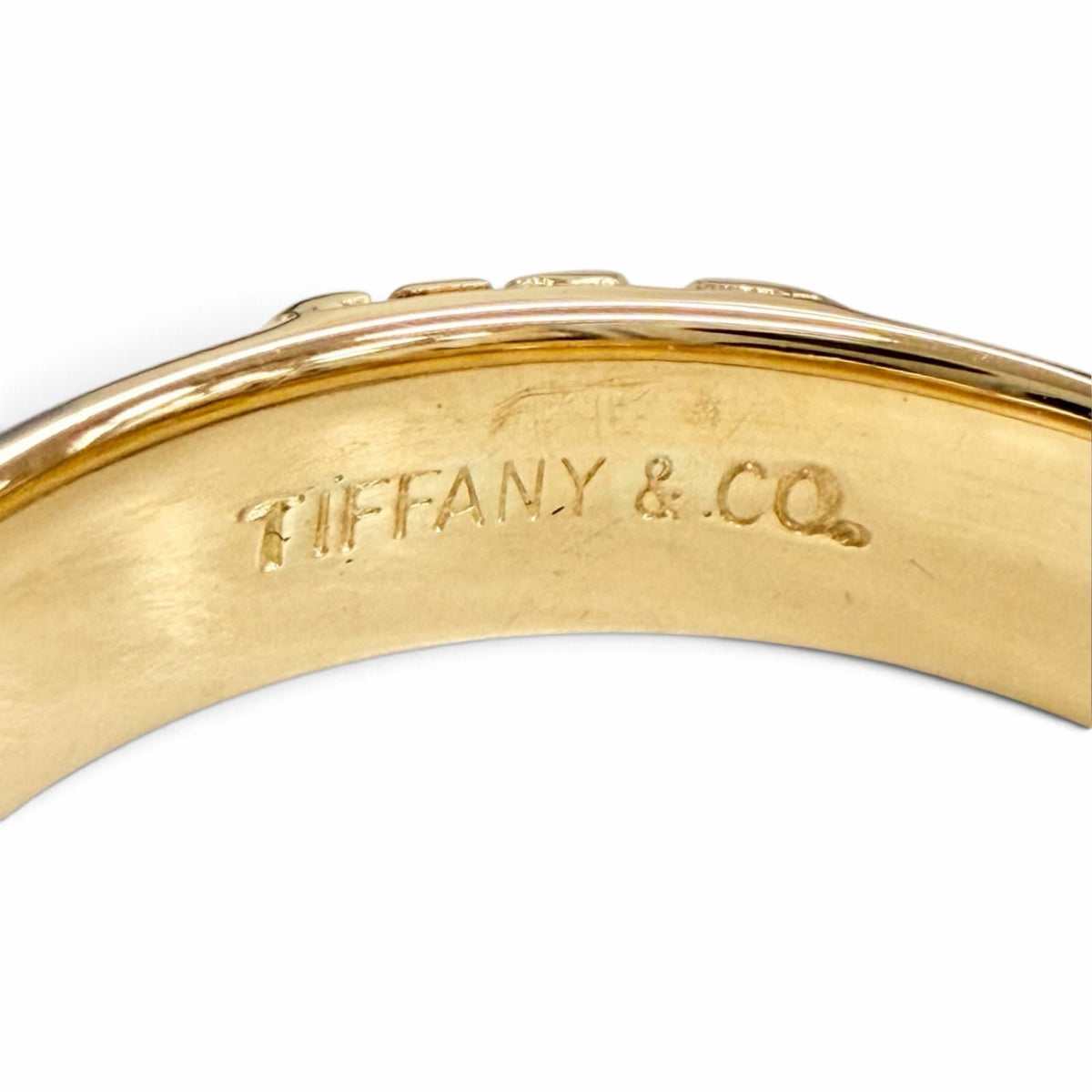 Tiffany & Co Atlas Numeric Ring 750 18k Yellow Gold — view 6