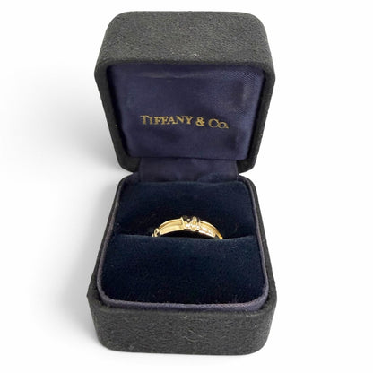 Tiffany & Co Atlas Numeric Ring 750 18k Yellow Gold — view 2