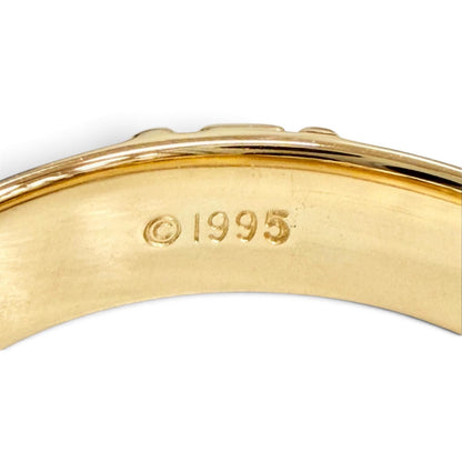 Tiffany & Co Atlas Numeric Ring 750 18k Yellow Gold — view 7
