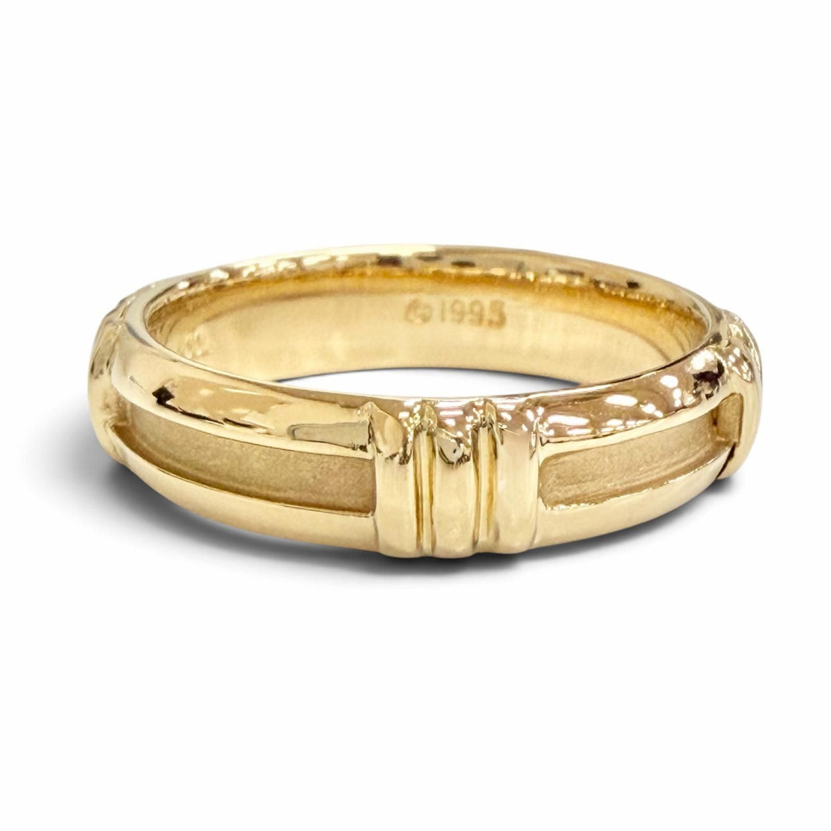 Tiffany & Co Atlas Numeric Ring 750 18k Yellow Gold — view 5