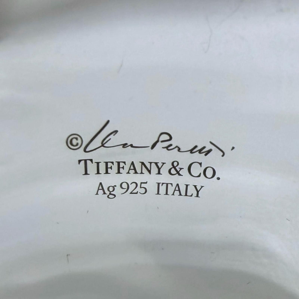 Tiffany & Co Bone Cuff Left Hand Bracelet Bangle Silver — view 5
