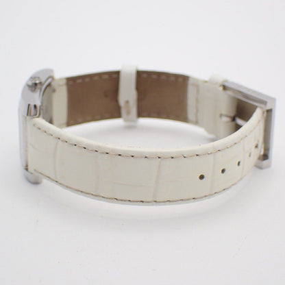Fendi Classico Quartz Watch Diamond Shell Dial Leather Strap — view 5