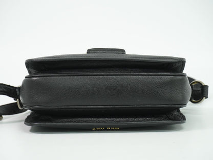 Miu Miu Madras 2-Way Shoulder Bag Pochette Leather Black — view 3