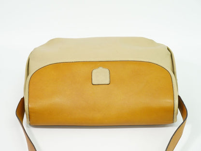 Celine Leather Shoulder Bag Pochette Beige — view 5