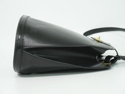 Louis Vuitton LV Cluny Epi Leather Shoulder Bag Noir Black — view 4