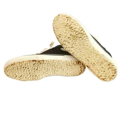 Chanel Vintage CC Logo Canvas High-Top Sneakers Black — view 6