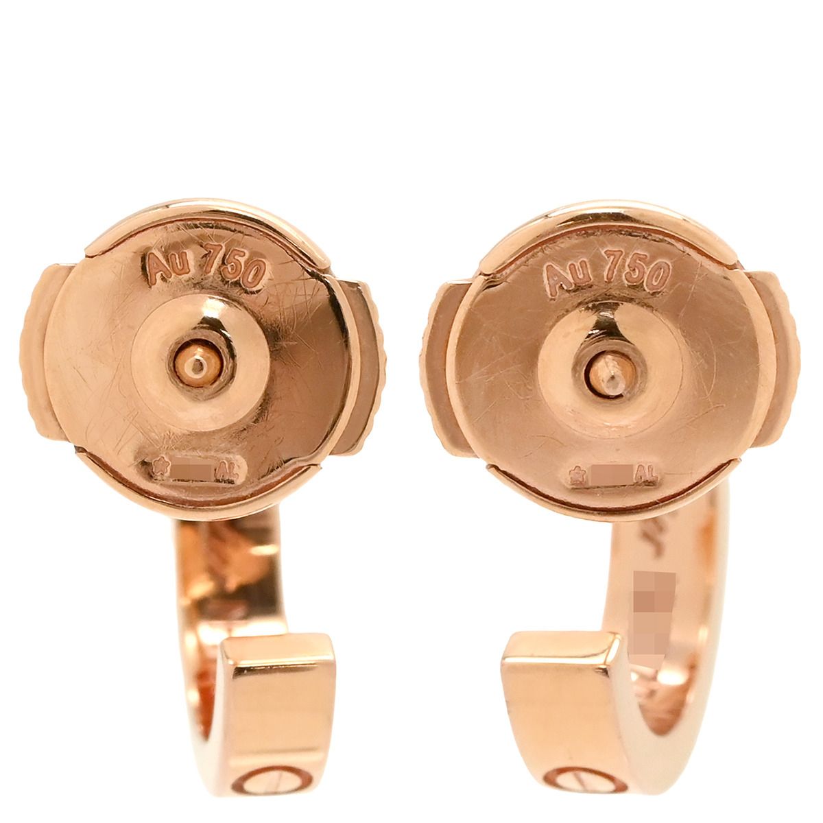 Cartier Earrings Love Hoop SM Pink Gold Mini — view 2