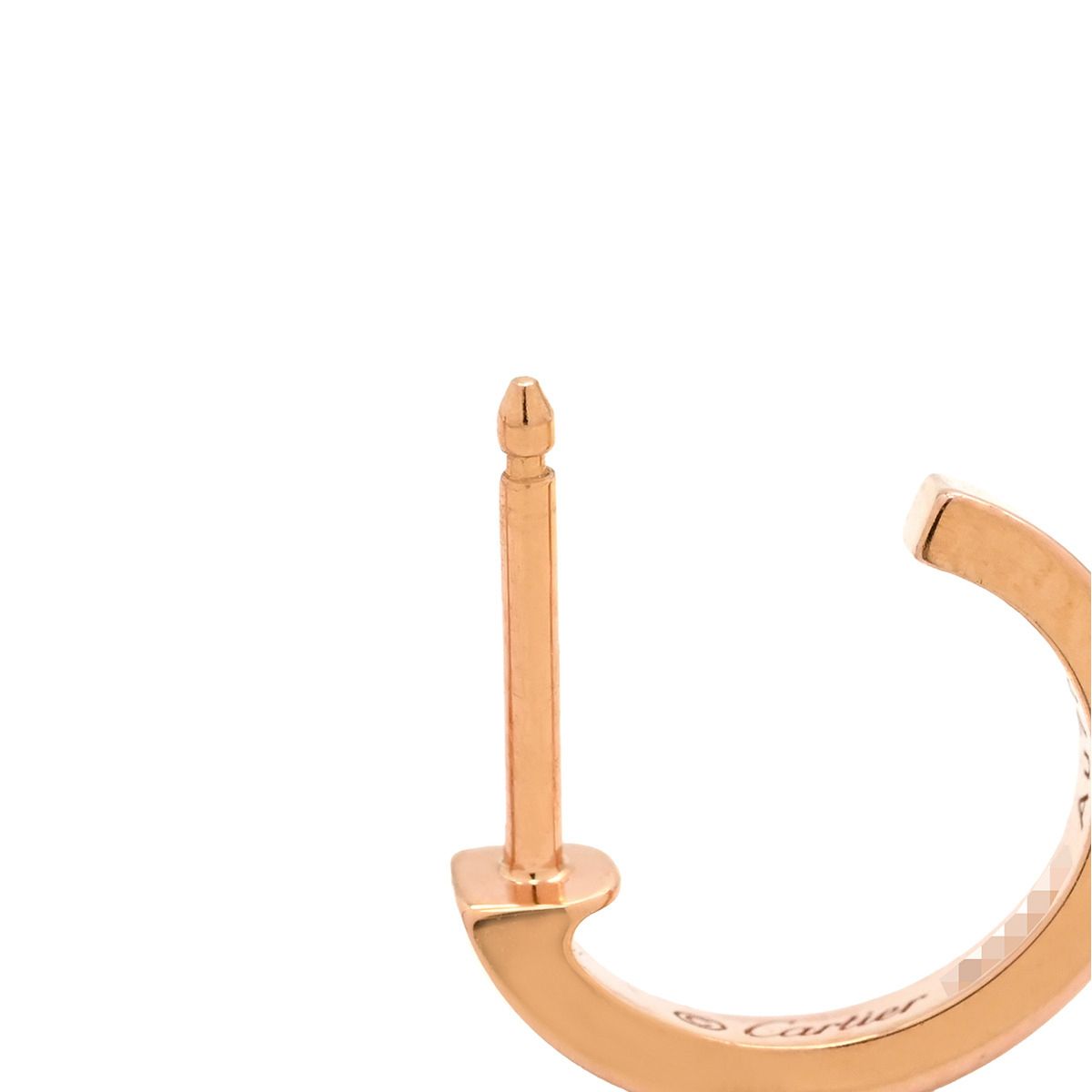 Cartier Earrings Love Hoop SM Pink Gold Mini — view 3