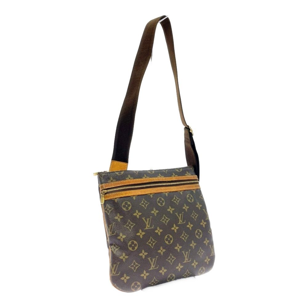Louis Vuitton Monogram Pochette Bosphore Shoulder Bag Brown — view 2