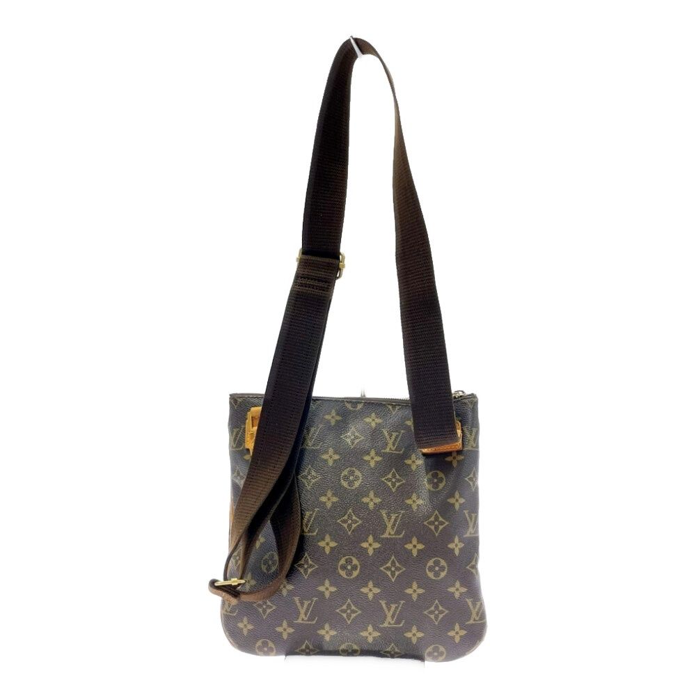 Louis Vuitton Monogram Pochette Bosphore Shoulder Bag Brown — view 4