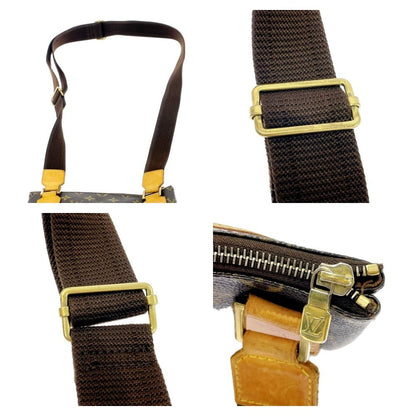 Louis Vuitton Monogram Pochette Bosphore Shoulder Bag Brown — view 8