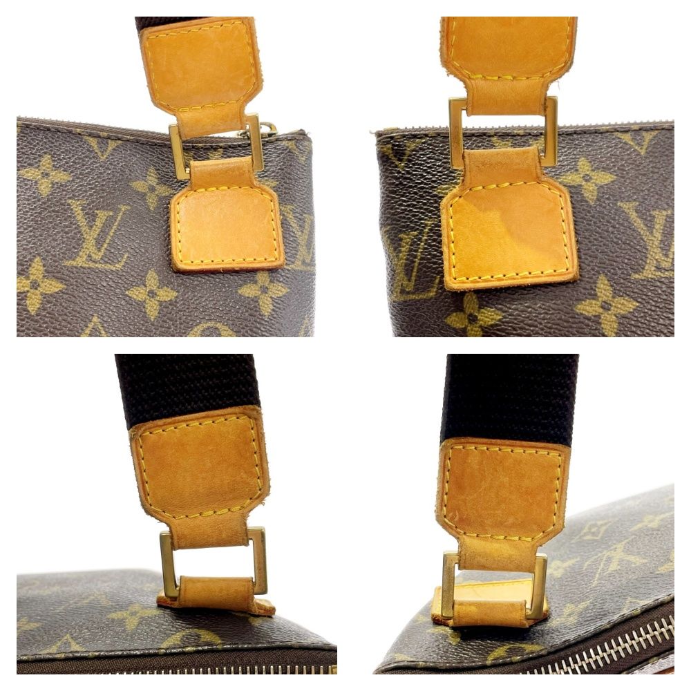 Louis Vuitton Monogram Pochette Bosphore Shoulder Bag Brown — view 7