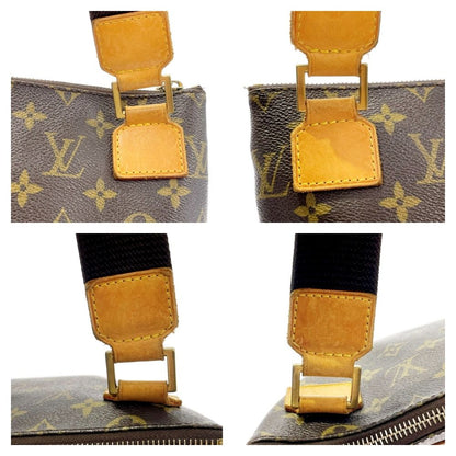 Louis Vuitton Monogram Pochette Bosphore Shoulder Bag Brown — view 7