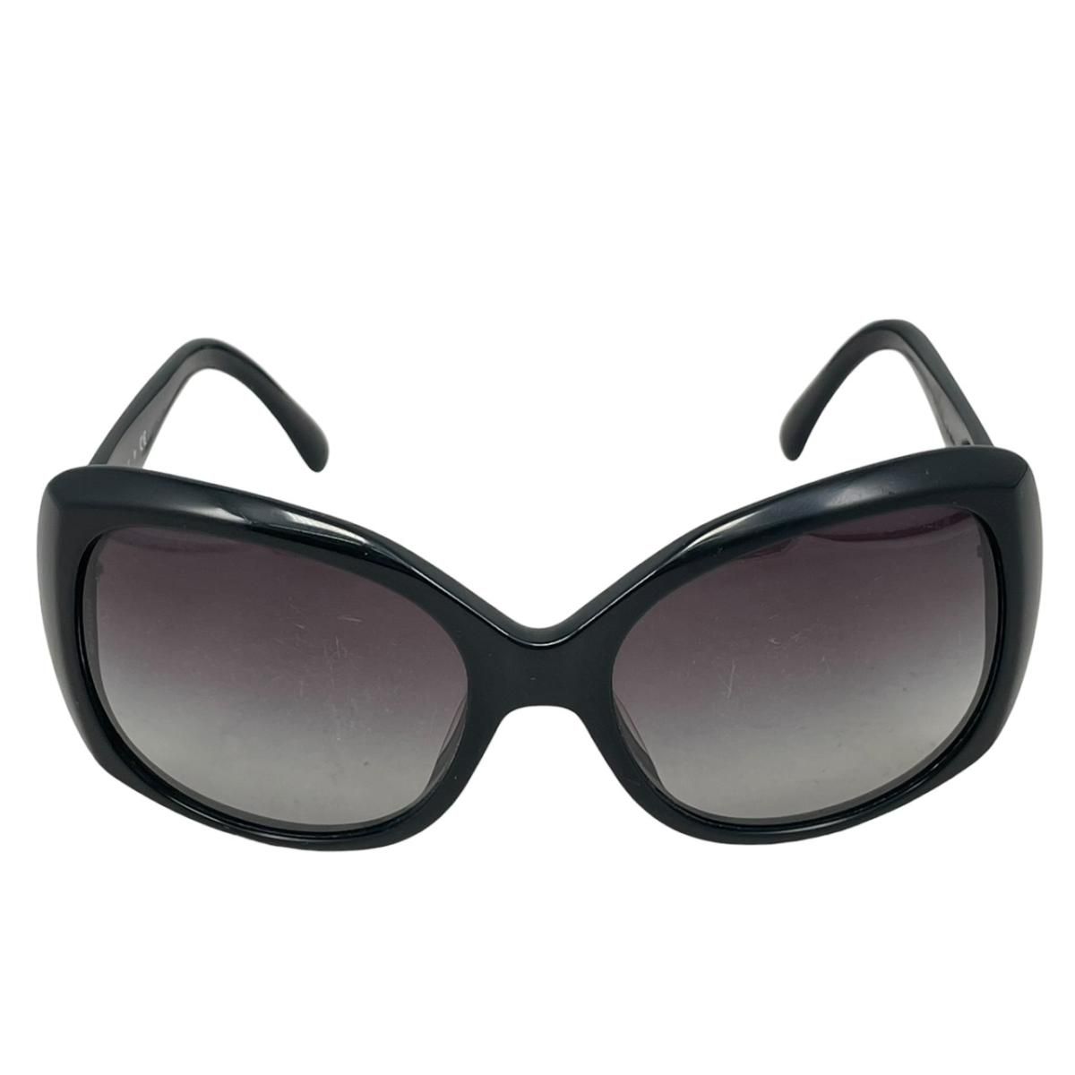 Chanel Sunglasses CC Logo Black Eyewear — view 3