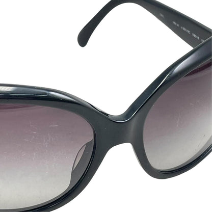 Chanel Sunglasses CC Logo Black Eyewear — view 7
