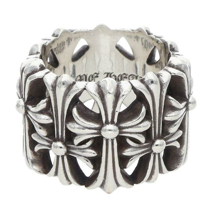 Chrome Hearts Cemetery Cross Silver Ring