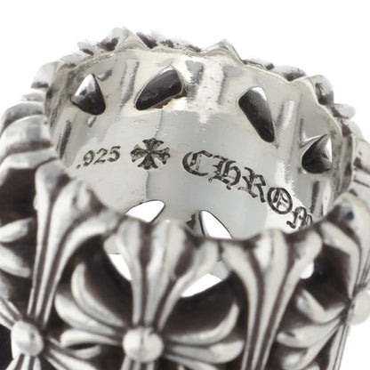 Chrome Hearts Cemetery Cross Silver Ring — view 3