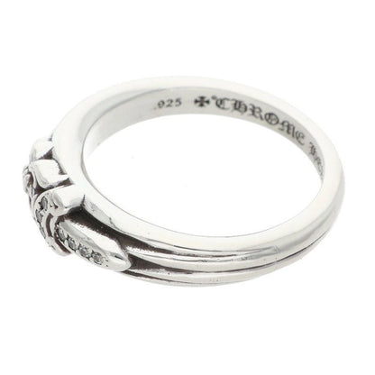 Chrome Hearts Baby Classic Pave Diamond Dagger Silver Ring — view 5
