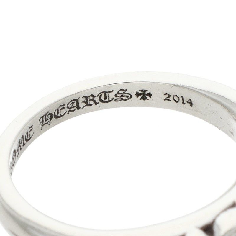Chrome Hearts Baby Classic Pave Diamond Dagger Silver Ring — view 4