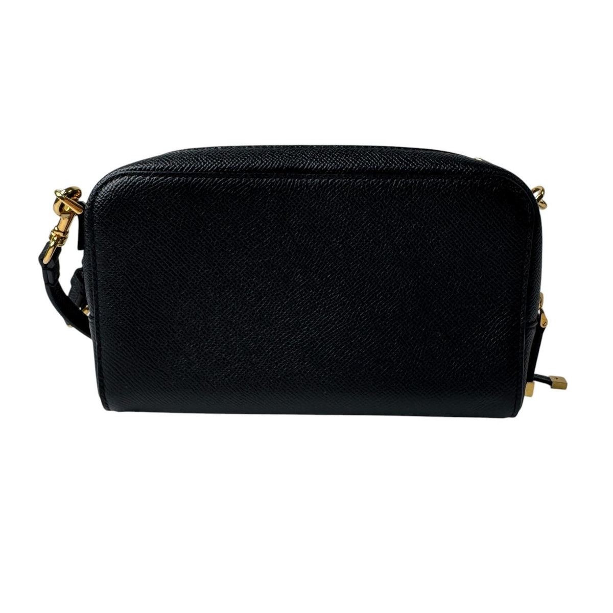 Dior Caro Double Pouch Black Shoulder Bag Leather CD — view 3