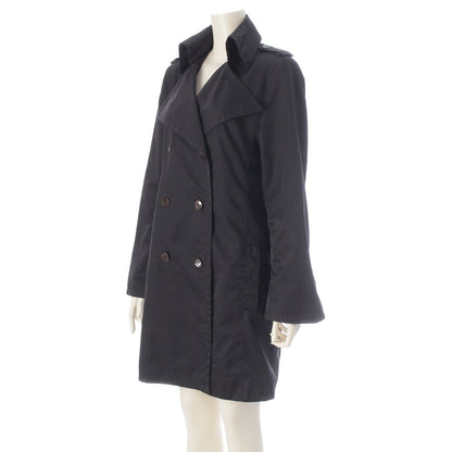Gucci Tom Ford Era Logo Button Trench Coat Spring Black 42 — view 2