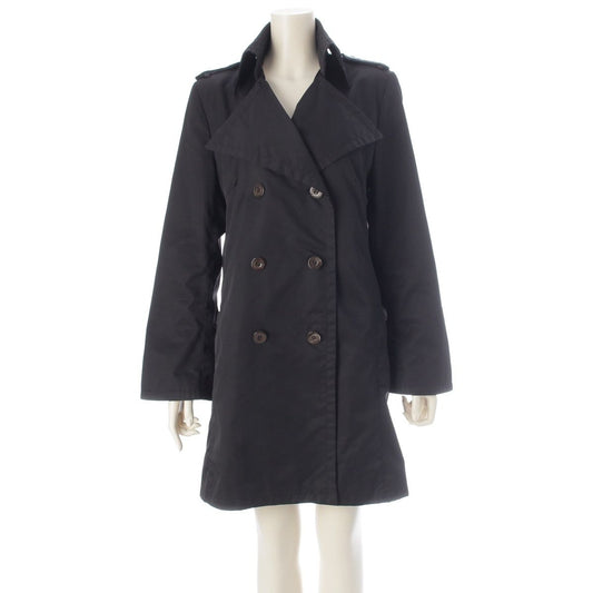 Gucci Tom Ford Era Logo Button Trench Coat Spring Black 42