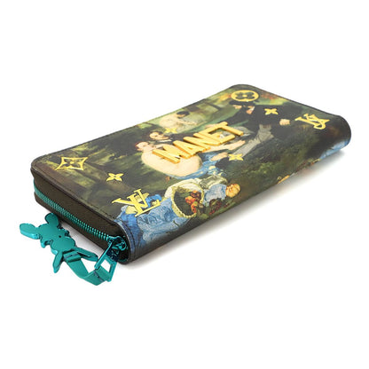 Louis Vuitton Masters Zippy Wallet Monogram Clemence Green — view 4