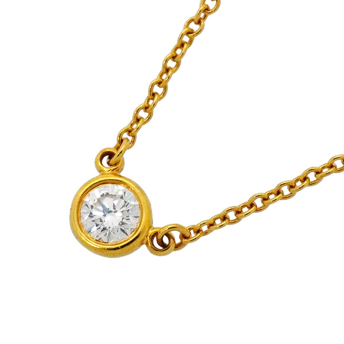 Tiffany & Co Necklace by the Yard Yellow Gold Diamond