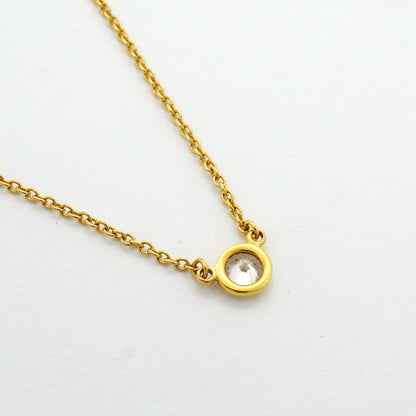 Tiffany & Co Necklace by the Yard Yellow Gold Diamond — view 2