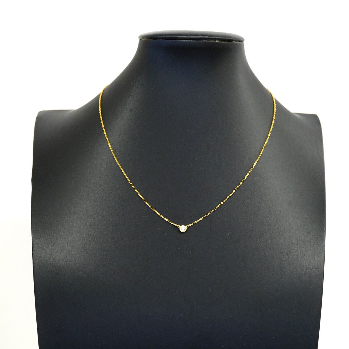 Tiffany & Co Necklace by the Yard Yellow Gold Diamond — view 6
