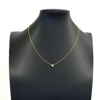 Tiffany & Co Necklace by the Yard Yellow Gold Diamond — view 6