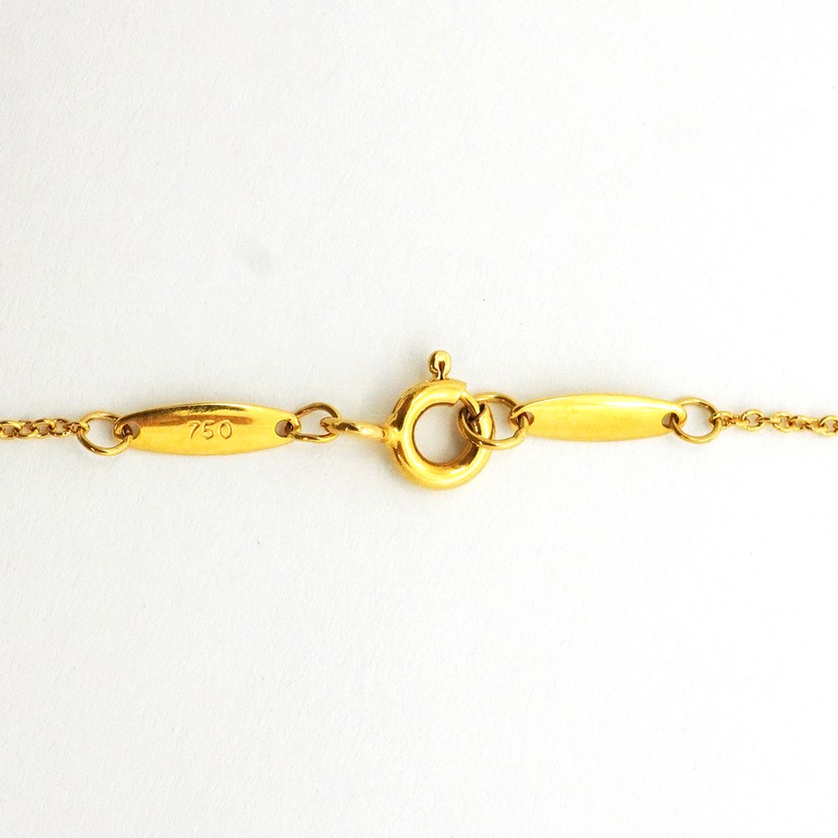 Tiffany & Co Necklace by the Yard Yellow Gold Diamond — view 5