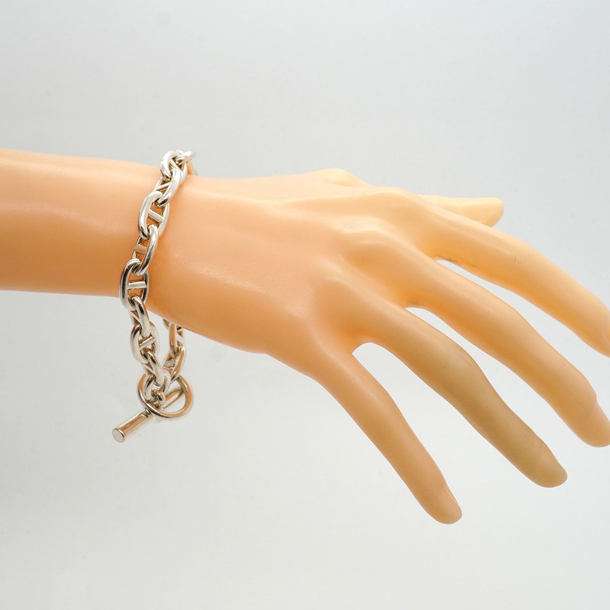 Hermes Bracelet Chaine D'ancre MM 17 Links 925 Sterling Silver — view 7